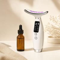 LUMÉA GLOW 7 size reference next to a skincare bottle